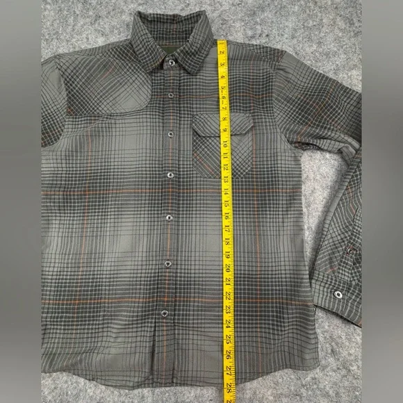 Howler BrothersHarkers Flannel ShirtRoberts Plaid: CharcoalSize Medium